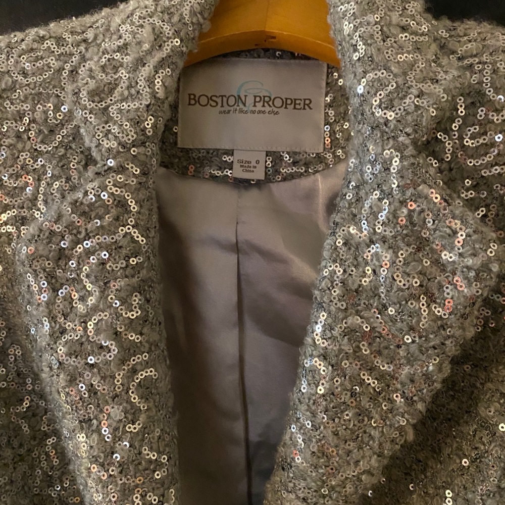 Silver Sequin Jacket - image 2